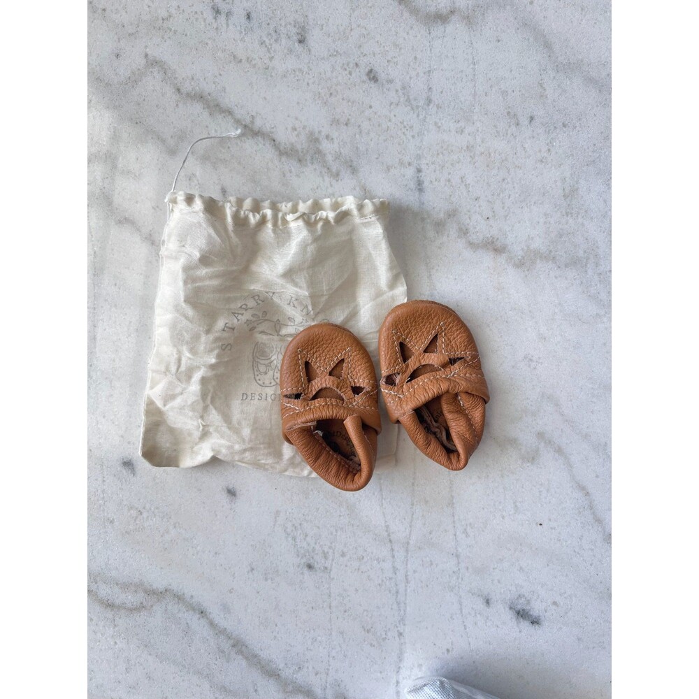 NWT!! Starry Knight Design Leather Moccasins Sunrise